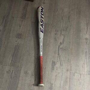 Easton White Bat with Red Handle